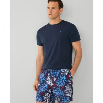 Bañador Bermuda Coral Marino Hackett London con Estampado de Corales