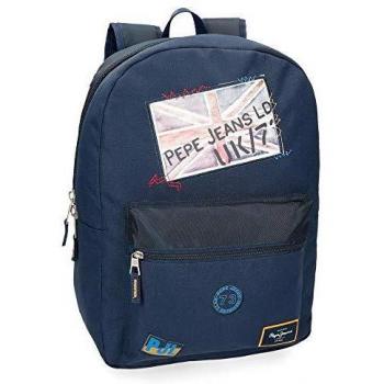 Pepe Jeans Scarf Mochila Adaptable a Carro Azul 32x44x15 cms Poliéster 21.12L