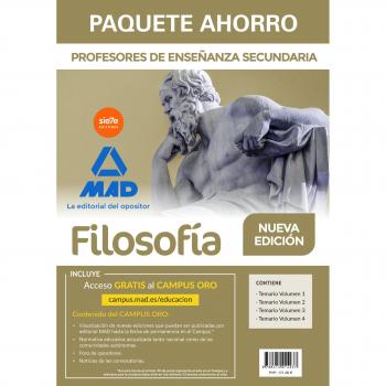 Paquete Ahorro Filosofía Cuerpo de Profesores de Enseñanza Secundaria