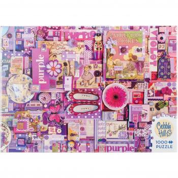 Cobble Hill 1000-Piece Purple Puzzle by Shelley Davies