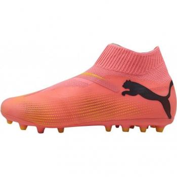 Botas de fútbol Puma Future 7 Match+ LL MG blanco rosa