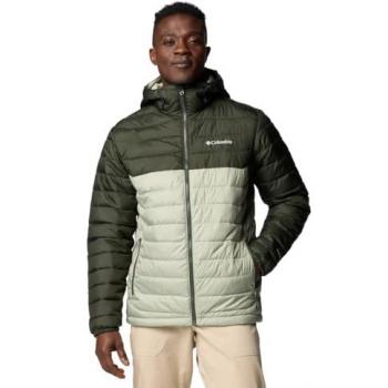 Chaqueta de montaña Columbia Powder Lite™ II verde para hombre, casual, deportivo, outdoor, multideporte, poliéster, manga larga