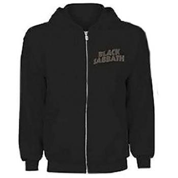 Black Sabbath 1978 Tour Zip-Up Hoodie - Black - XXL - 80% Cotton, 20% Polyester