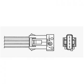 Sonda Lambda NGK 96324 Calentada para Volvo S80 I, XC90 I y Saab 9-3 Berline/Cabriolet
