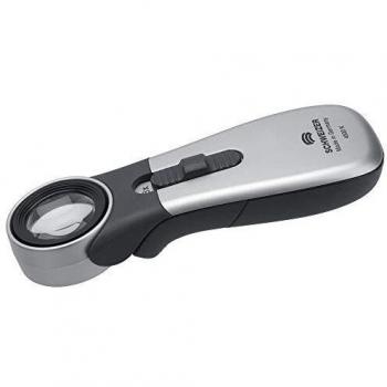 Lupa de Mano Tech-Line CLASSIC con Luz LED, Aumento 8x, Diámetro Lente 30 mm SCHWEIZER