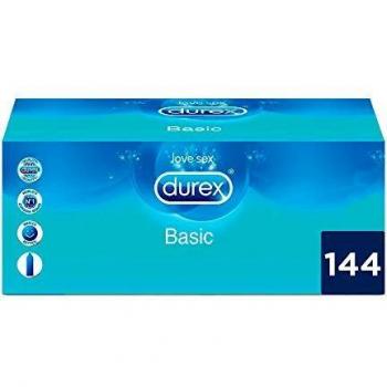 Preservativos condones durex basic 48 unidades 2 lubricantes monodosis
