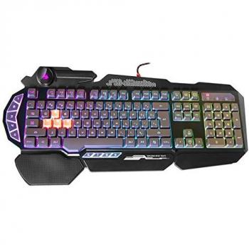 Teclado A4Tech Bloody B314 Mecánico (4 x Interruptores LK Black) con Retroiluminación y Teclas Multimedia
