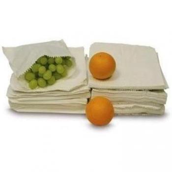 Packaging365 blanco bolsas de papel 7 x7