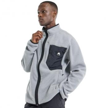 Burton Sudadera Forro Polar Cinder Full Zip Gris - L