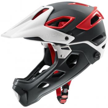 Uvex Jakkyl HDE Casco Ciclismo, Unisex Adulto, Rojo/Negro, 56-61