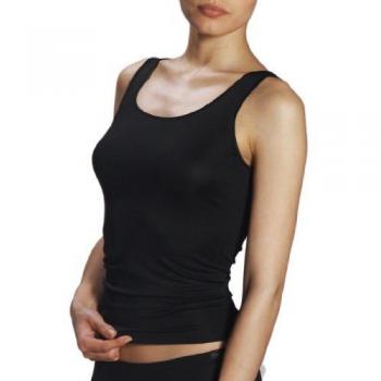 Mey Emotion Women's Tank Top, White, Size 44 - Viscose Blend, Wide Straps, No Side Seams