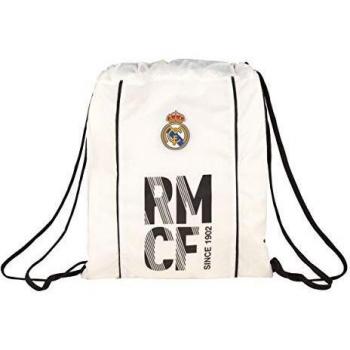 Real Madrid 611854196 2018 Bolsa de Cuerdas para el Gimnasio, 40 cm, Blanco