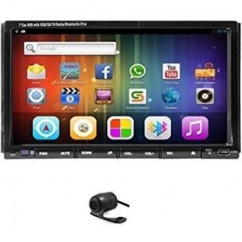 Android headunit 4.2.2 Din stereo free backup camera 7 inch Car DVD Stereo Player Fastest 2GHZ 2-Core Capacitive multi-Touch Screen Double PC Car Radio GPS BT WiFi Radio SD GPS In dash Headunit Bluetooth
