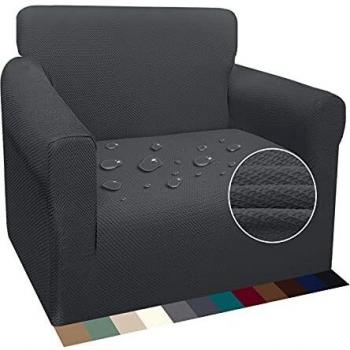 Luxurlife Funda de Sofá Súper Gruesa Fundas para Sofá Impermeables 1 Plaza Protector de Sofá Antideslizante