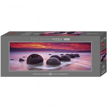Puzzle panorámico Heye - Moeraki Boulders de Todd Sisson, 1000 piezas