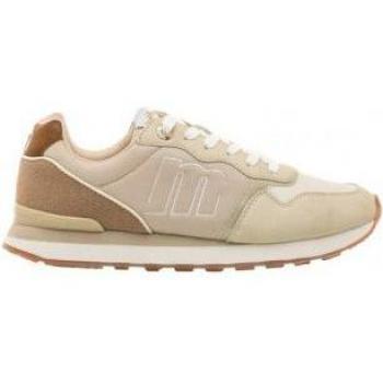 Mustang Zapatillas Mujer Joggo Classic Beige con Cierre de Cordones y Puntera Redonda