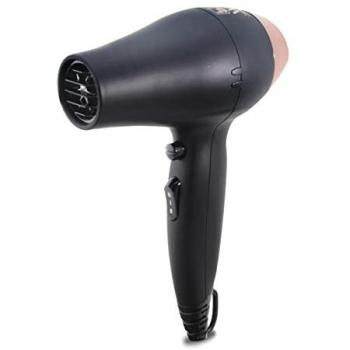 Secador de Viaje LIM HAIR WR 3.0 Negro-Dorado 1200W con Boquilla, Difusor y Bolsa Inclusiva