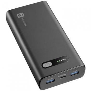 Powerbank Rápido 20000 mAh PD 20W USB-C Negro