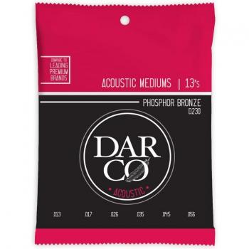 Darco Phosphor Bronze Acoustic Guitar Strings 13-56 Medium D230