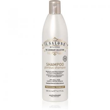 Il Salone Milano Glorious Shampoo Nutritivo 500ml - Champú para Cabello Seco, Opaco, Maltratado o Dañado