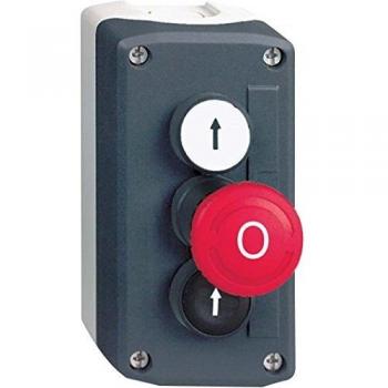 Schneider Electric XALD328 Control Station - 3 Push Button Enclosed Switchbox, IP66/IP67/IP69K