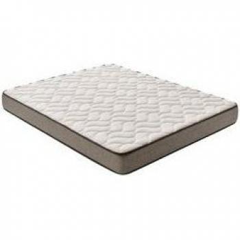 Colchón Viscoelástico Luxury Bio Relax 150x180 cm Altura 21 cm ±2 Núcleo HR de Alta Densidad Blanco/Gris