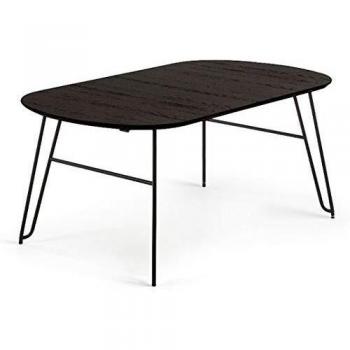Kave Home - Mesa de comedor ovalada extensible 140