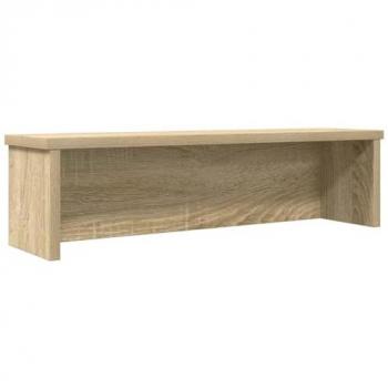 Stackable Sonoma Oak Kitchen Rack - 50x15x16 cm, Engineered Wood, Durable and Versatile Storage Organizer
