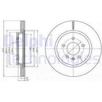 Disco de freno DELPHI BG4388C