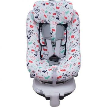 Funda para Silla de Coche Jyoko Foppapedretti Rolling Fix - Compatible con Foppapedretti Rolling Fix, diseño Dino Party