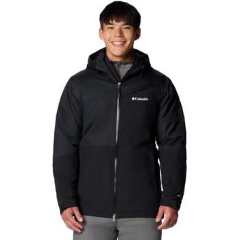 Columbia Chaqueta de Esquí Iceberg Point™ II para Hombre, color Negro, talla XXL, con capucha