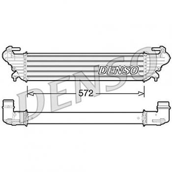 Intercooler DENSO DIT09114 para FIAT 500L (351, 352_)