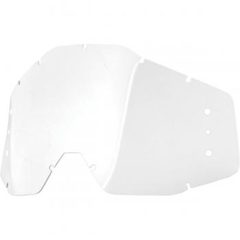 100 Percent ACCURI Replacement Lens FOR SVS W/Holes W/Bumps Clear Gafas de protección, Adultos Unisex, Transparente, Mediano