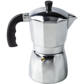 Cafetera Suprema de Aluminio Gris para 6 Tazas