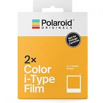 Polaroid Originals 4836, Película I-Type, 1, Blanco, pack de 2 unidades