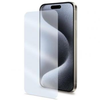 Protector de Pantalla Celly EASY1054SP para iPhone 15 Pro, Antirayaduras y Alta Transparencia