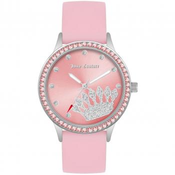 Juicy Couture Women's Watch JC1343SVPK (Ø 38 mm) - Transparent Silicone and Mineral