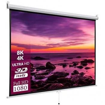 Pantalla de Proyección Manual Celexon Basic Line 200x113cm, Formato 16:9, Ganancia 1.5