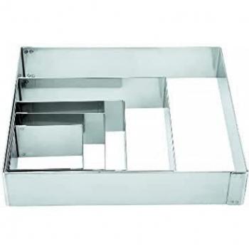 Lacor 68460 - Molde Aro Cuadrado Inoxidable de 6x6 cms