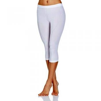 Odlo Unterhose Pants 3/4 Evolution Light - Pantalones Interiores, Color Blanco, Talla XL