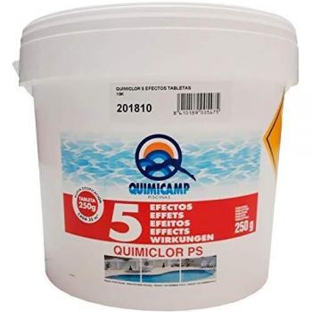 QUIMICAMP - Cloro Ps 5Ef.Tableta 200G+2K+D Quimicamp 10 Kg
