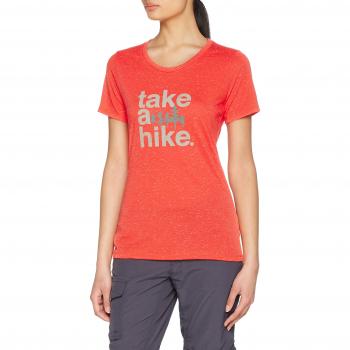 Columbia Outdoor Elements Camiseta, Mujer, Naranja