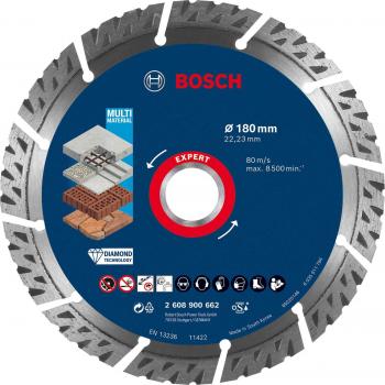 Disco de corte de diamante Bosch Professional Expert MultiMaterial Ø180 mm