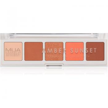 MUA Makeup Academy Professional 5 Shade Palette Eyeshadow Palette - Amber Sunset 3.8 g