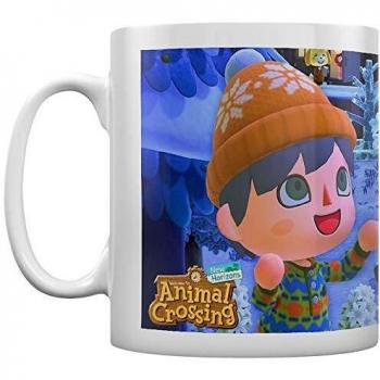 Animal Crossing Winter Coffee - Taza de café, color blanco