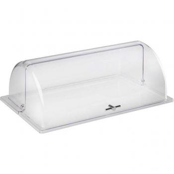 Tapadera Rolltop rectangular transparente GN 1/1