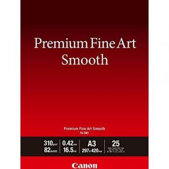 Canon consumible papel fotográfico Fine Art FA-SM1 A3 25 hojas