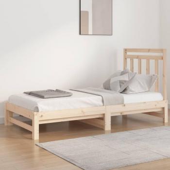 Sofá cama extraíble sin colchón 2x(90x190) cm vidaXL, sofá cama, dimensiones 2x(90x190) cm, no incluye colchón, adecuado para invitados y pijamadas ocasionales,