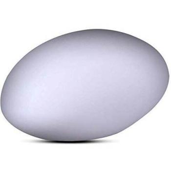 Lámpara LED RGBW de Piedra Recargable con Control Remoto IP67 28x21x17cm