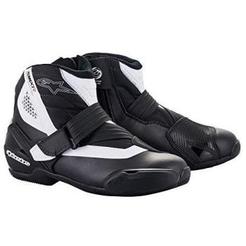 Zapatillas de Moto Alpinestars SMX-1 R V2 Negro-Blanco